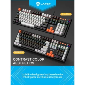 Bàn phím cơ có dây Lapop WK90