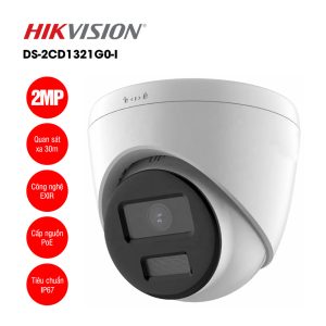 Camera Hikvision DS-2CD1321G0-I, dome (2m)