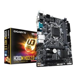Mainboard Gigabyte H310M HD3 2.0 có khe NVME (HDMI/VGA/DVI/COM)